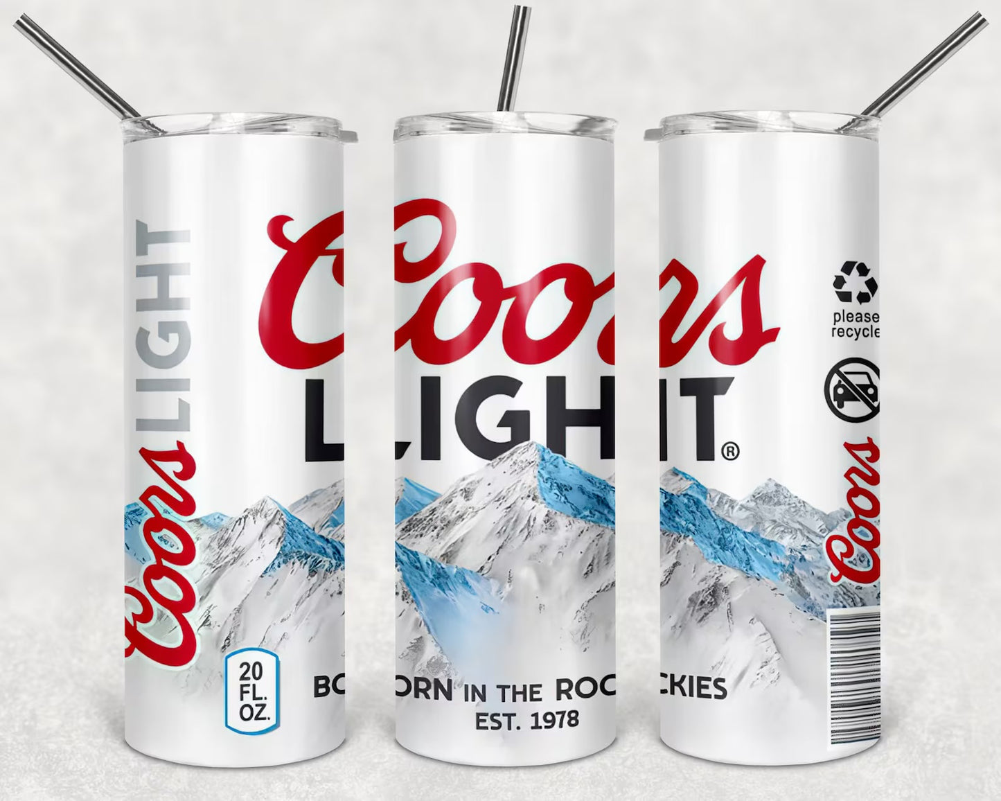 TUMBLER 20oz COORS LIGHT