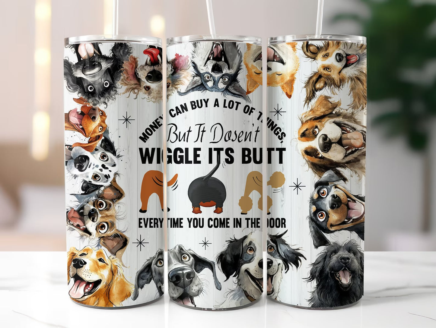 TUMBLER 20oz DOGS