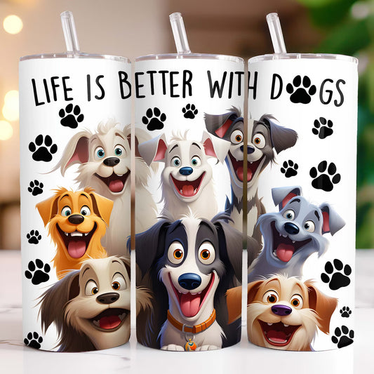 TUMBLER 20oz DOGS