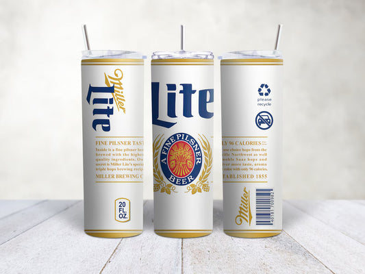 TUMBLER 20oz MILLER LITE