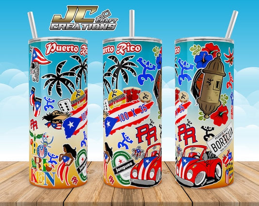 TUMBLER 20oz PUERTO RICO