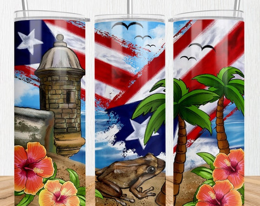 TUMBLER 20oz PUERTO RICO