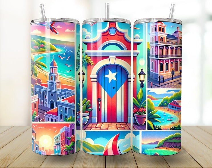 TUMBLER 20oz PUERTO RICO