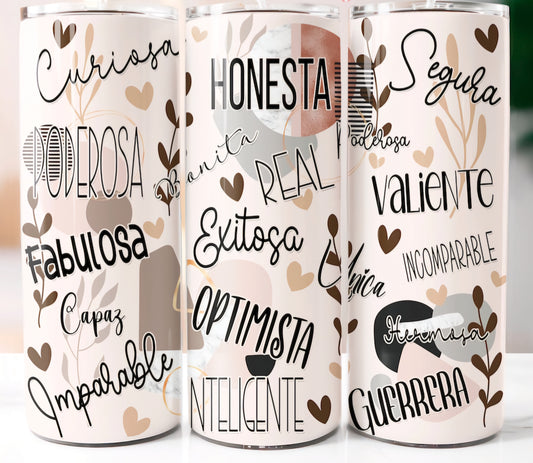 TUMBLER 20oz FRASES POSITIVAS