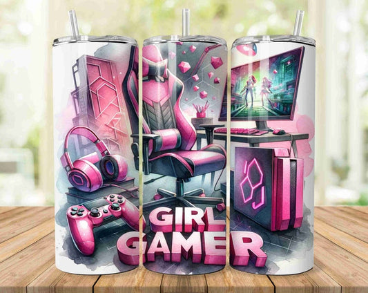 TUMBLER 20oz GAMER GIRL