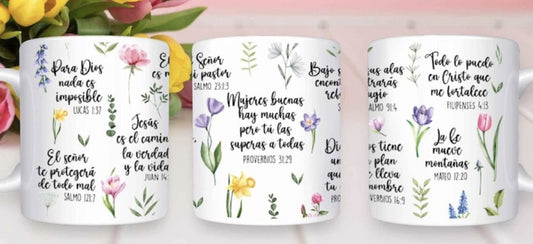 Taza 11oz Frases Bíblicas